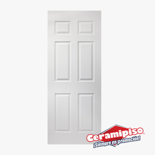 Puerta Colonial 6 tableros
